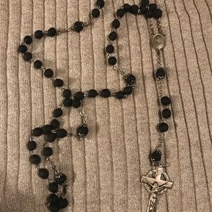 Rosary. Crushed roses